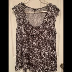 Daisy Fuentes Grey Floral Tank